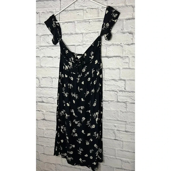 AMUSE SOCIETY Regency Off the Shoulder Midi Dress Floral Print size XS - Picture 4 of 11